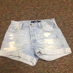 Hollister high rise boyfriend shorts